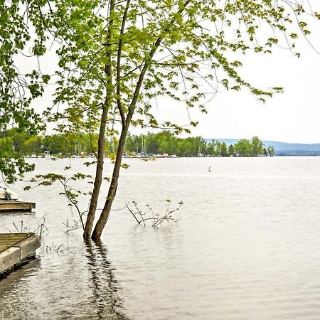 Mayfield Home With Private Dock On Lake Sacandaga! Broadalbin Exterior photo